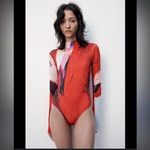 Zara Xevi Solá print bodysuit, 2024
